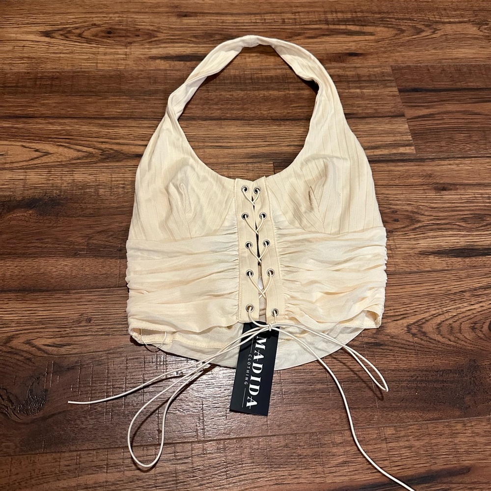 Halter crop top